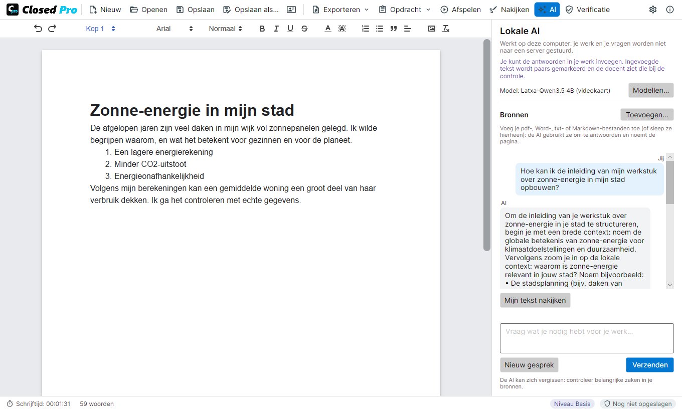 De AI een vraag stellen