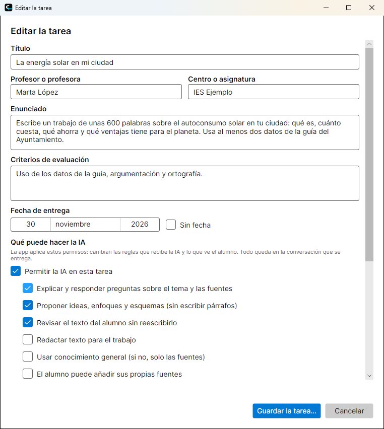 Editor de tareas