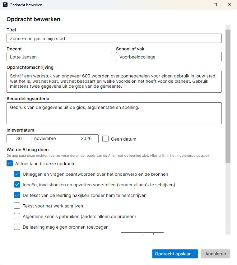 Opdrachteditor